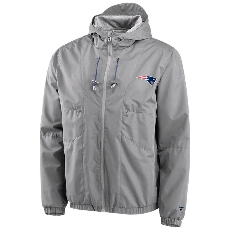 Fanatics Veste NFL Back To Basics New England Patriots Homme Gris