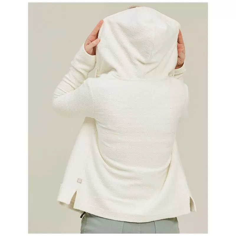 Fat Face Womens Hemsby Zip Thru Hoodie Ivory Sportpursuit