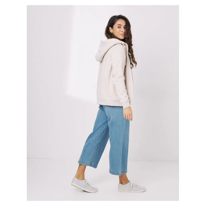 FatFace Womens Ava Borg Hoodie Oatmeal Sportpursuit