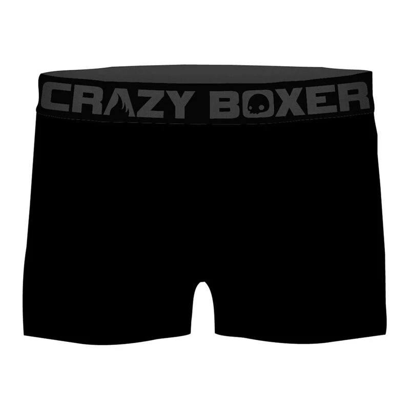 Crazy Boxer Mens Gots Toucan Underwear (Grey/Black/Blue)