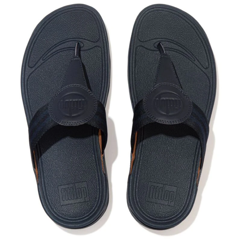 Ladies navy 2024 toe post sandals