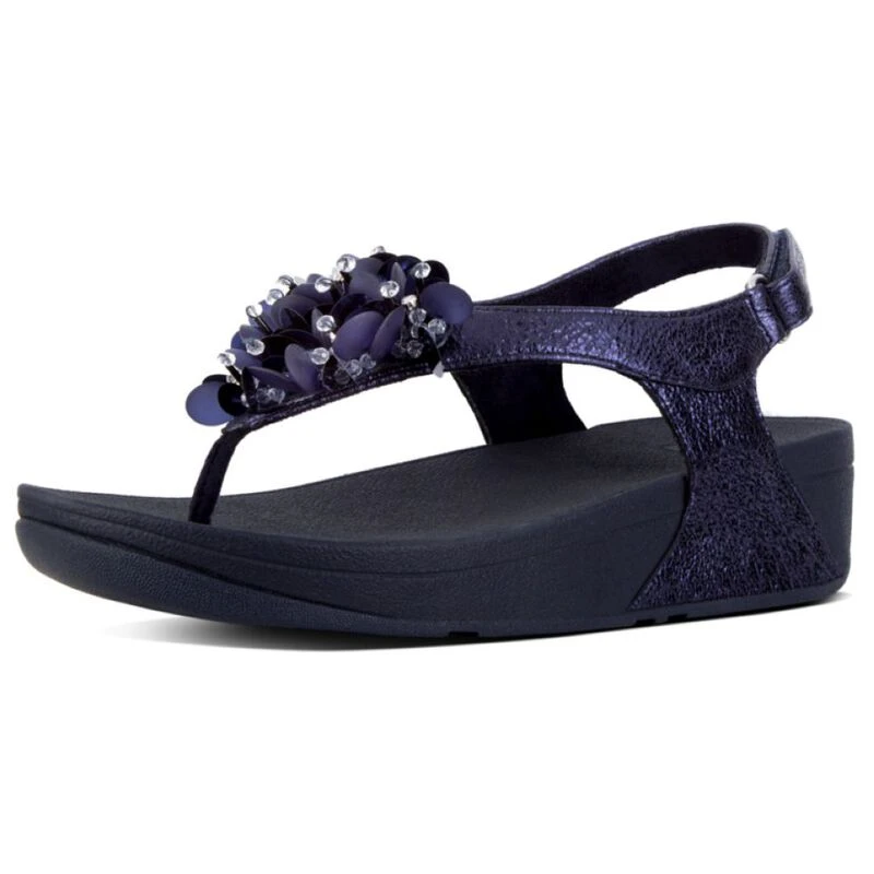 FitFlop Womens Boogaloo TM Backstrap Sandals Midnight Navy Sportpu