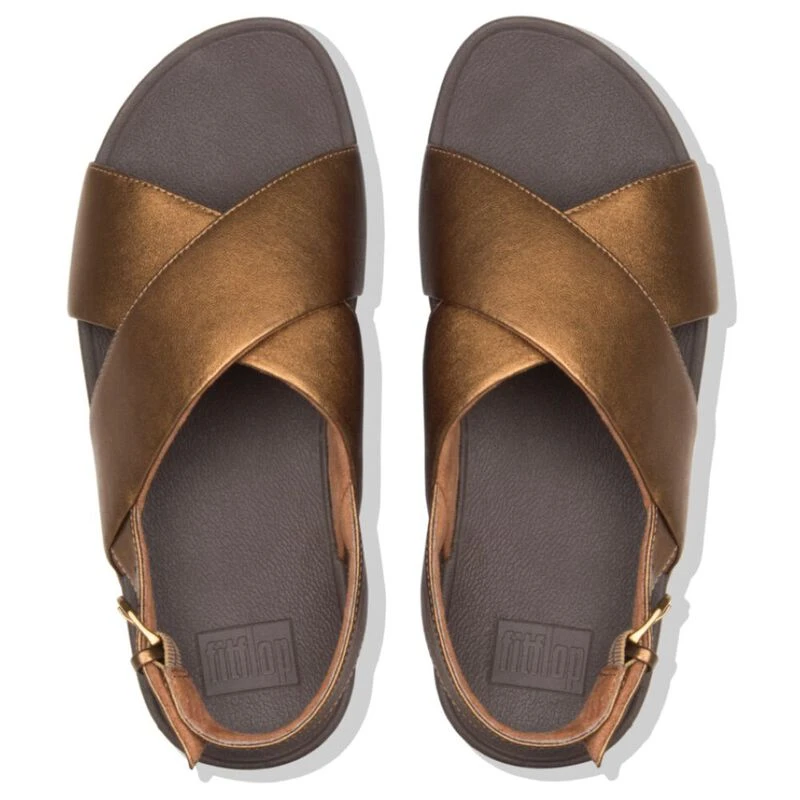 LULU Cross Back-Strap Sandals- Latte Beige (K03-A94) | FitFlop Malaysia