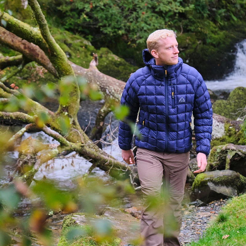 Fjern Mens Eldur Eco Insulated Jacket Navy Sportpursuit