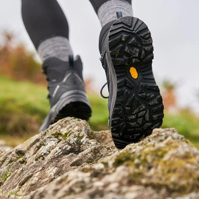 Mens grey hiking boots hotsell