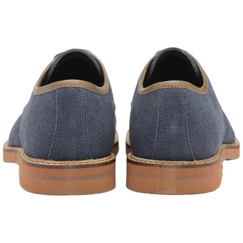 Frank Wright Mens Evans Shoes Navy Canvas Sportpursuit