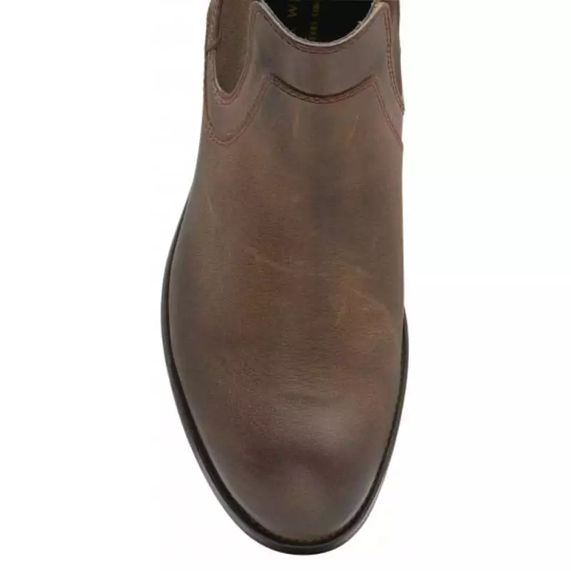 Frank wright dutch suede chelsea boot top