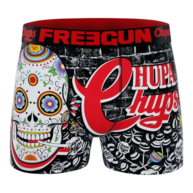 Freegun Mens Chupa Chups Underwear Black Yellow Red Sportpursuit.c