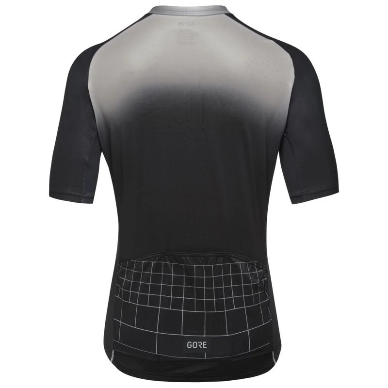 GOREWEAR Mens Grid Fade Jersey (Black/Lab Gray) | Sportpursuit.com