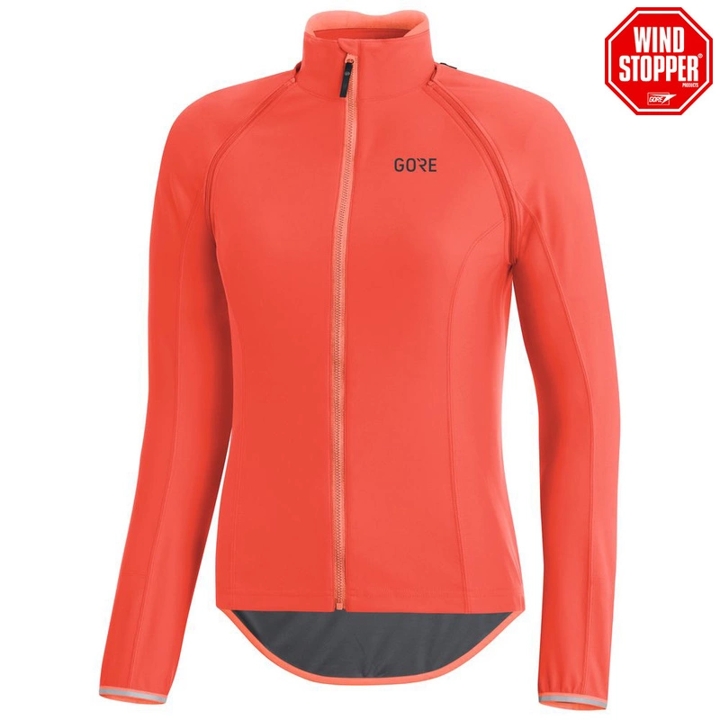 GORE Womens C5 GWS Zip Off Jersey Lumi Orange Sportpursuit