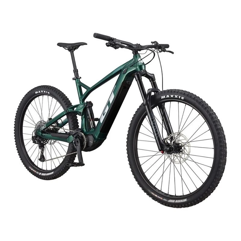 GT Bikes Mens 29 eForce AMP Mountain E Bike Green Sportpursuit