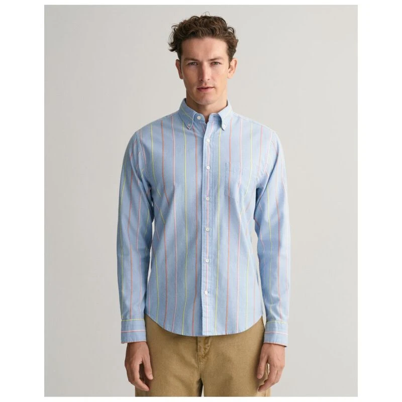Gant Mens Archive Oxford Shirt (Capri Blue) | Sportpursuit.com