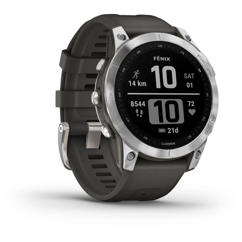 Garmin fenix 7 Standard Edition Sporthorloge Grafietkleurig Zilverkle