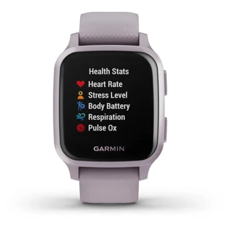 Garmin Venu SQ Sports Watch Metallic Orchid Aluminium Bezel Orchid Ca