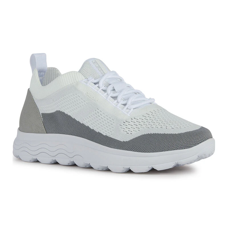 Geox Mens U Spherica Casual Shoes White Lt Grey Sportpursuit