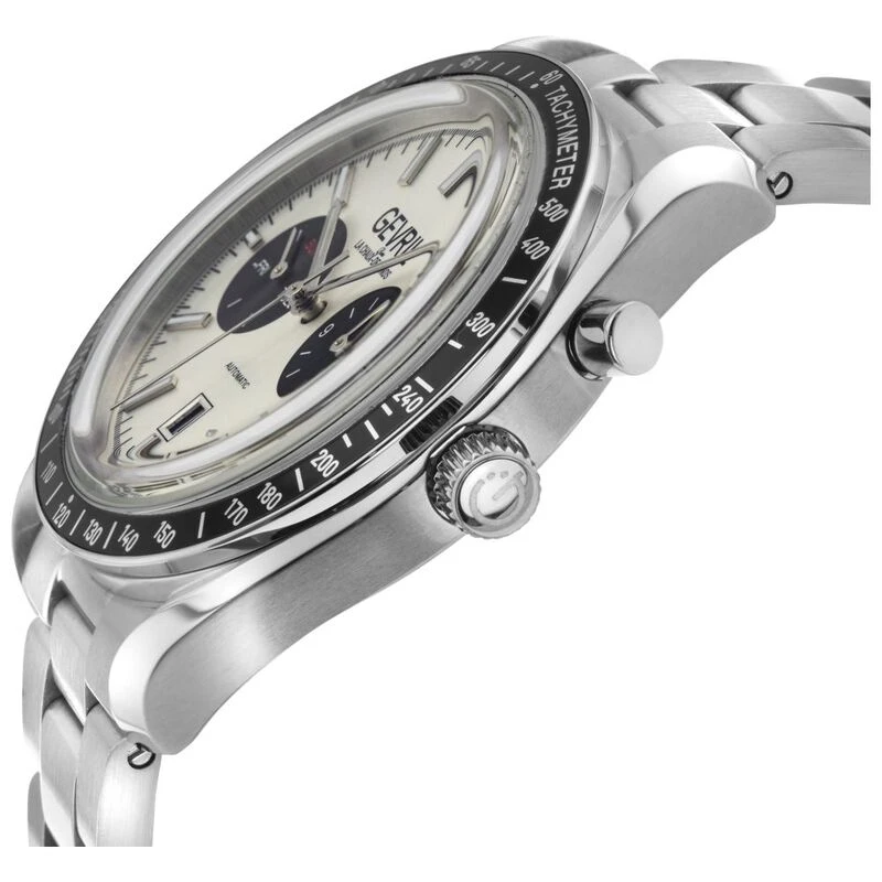 Gevril Mens Lenox Automatic Watch White Sportpursuit