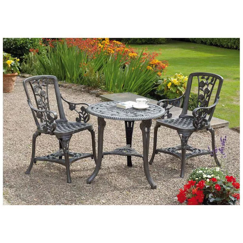 Greenhurst rose armchair bistro set outlet