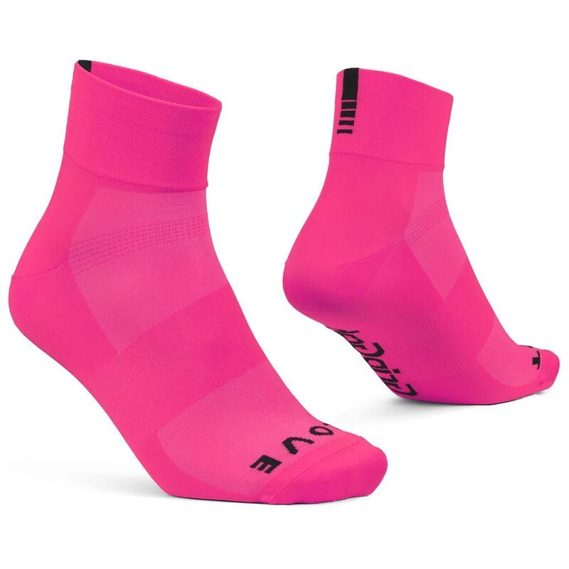 Gripgrab Lightweight SL Short Summer Socks Pink Hi Vis Sportpursui