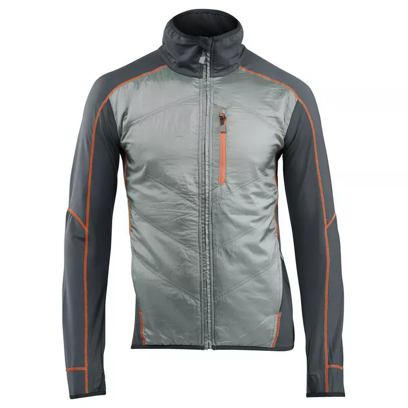 Grouse Creek Mens Hybrid Jacket Graphite Limestone