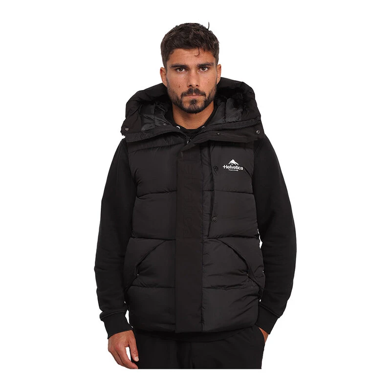 HELVETICA Veste sans manches Isidor Homme Noir privatesportshop.be