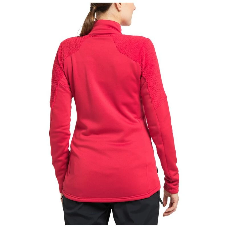 Haglöfs Womens Touring Mid Layer Jacket (Scarlet Red) | Sportpursuit.c