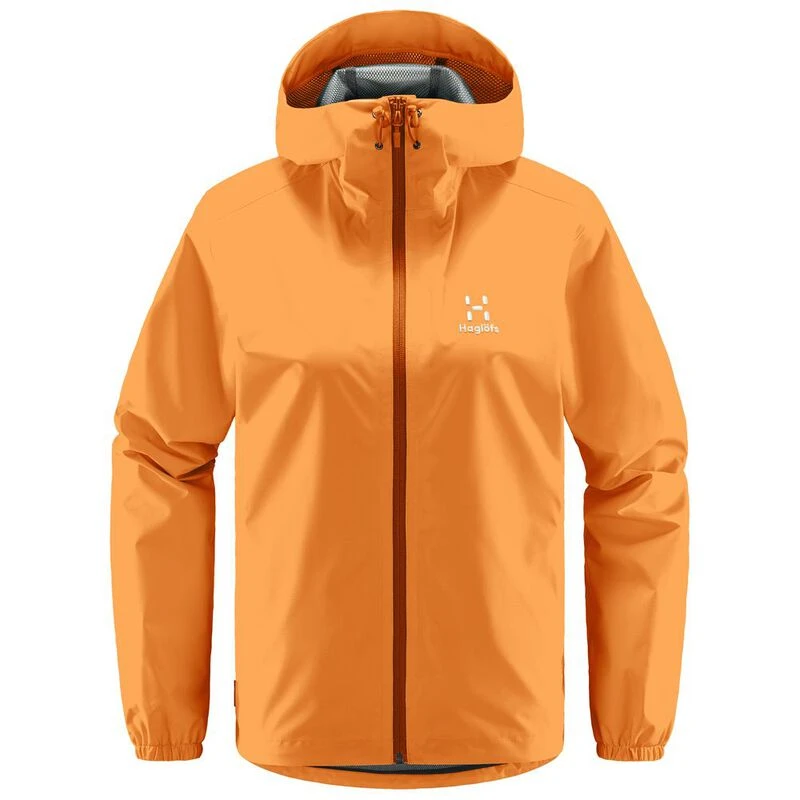 Haglofs Womens Buteo Waterproof Jacket Soft Orange Sportpursuit