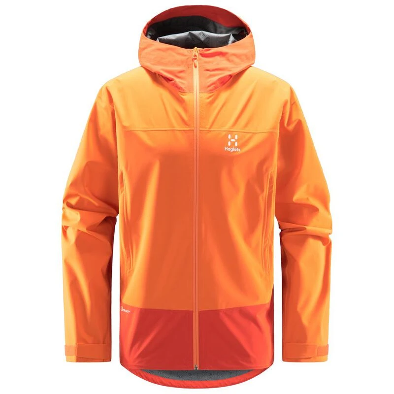 Haglöfs Mens Spate Waterproof Jacket (Habanero/Flame Orange) | Sportpu