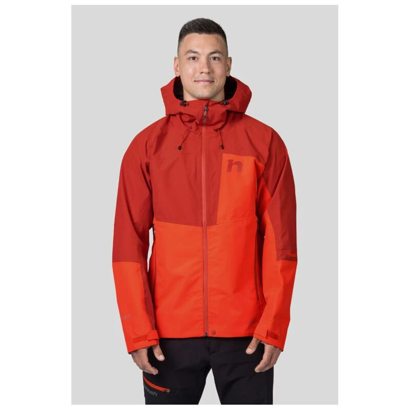 Hannah Mens Alagan Waterproof Jacket Red Red Sportpursuit