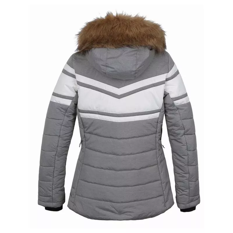 Hannah Womens Delaney Jacket Drizzle Bright White Sportpursuit