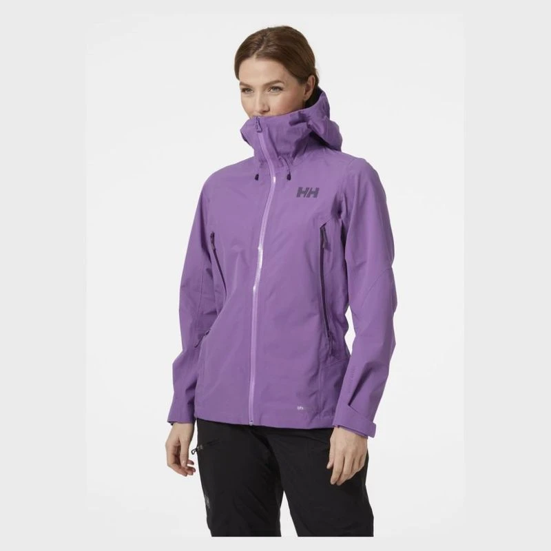 Helly Hansen Womens Verglas Infinity Shell Jacket Crushed Gravel S