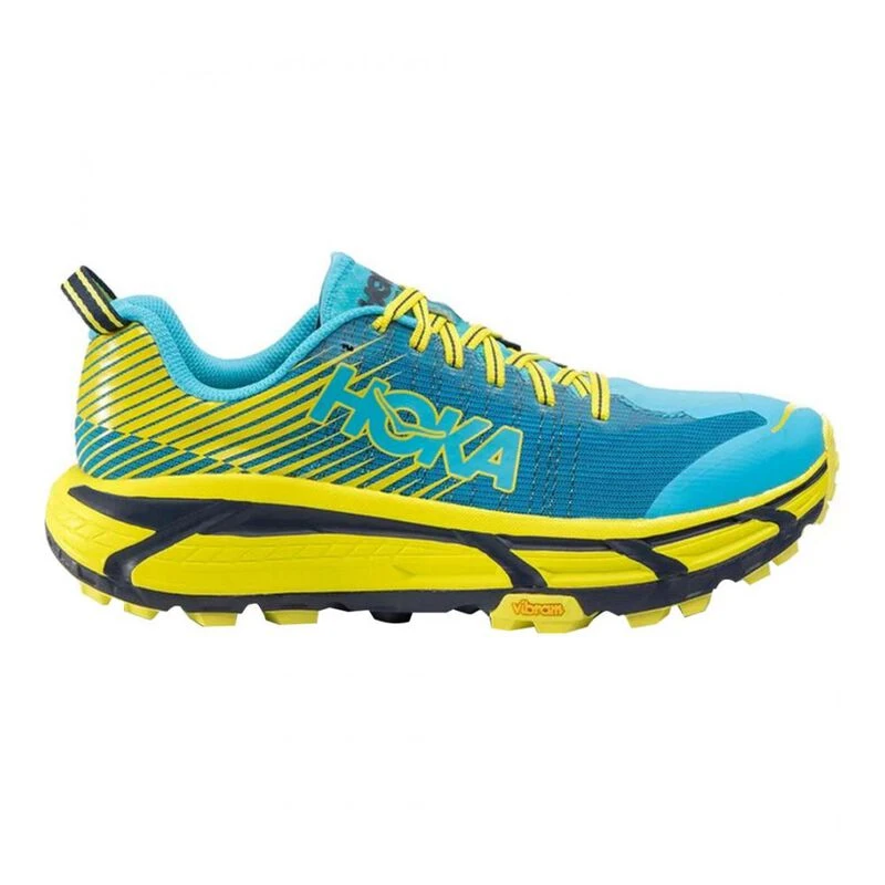 Hoka Mens Evo Mafate 2 Trail Running Shoes Aqua Citrus Sportpursui