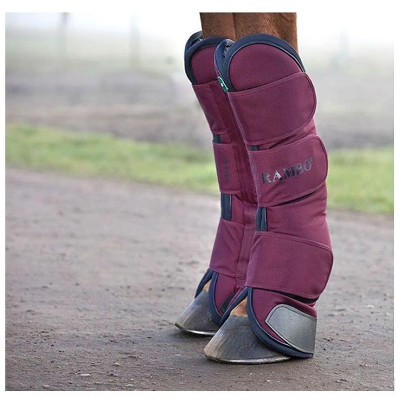 Burgundy sales tendon boots