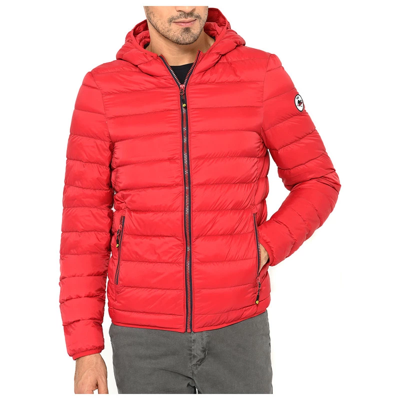 Hot Buttered Mens Galaxy Down Jacket Red Sportpursuit