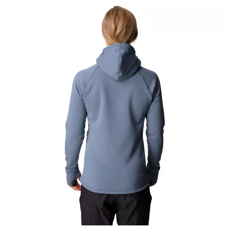 Houdini Womens Power Houdi Hoodie Sorrow Blue Sportpursuit