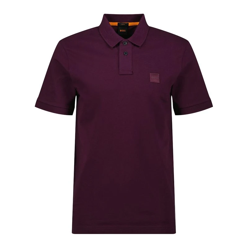 Burgundy hugo boss polo clearance