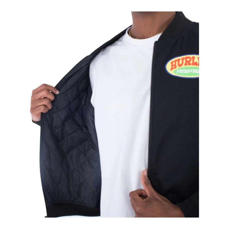 Hurley bomber jacket store