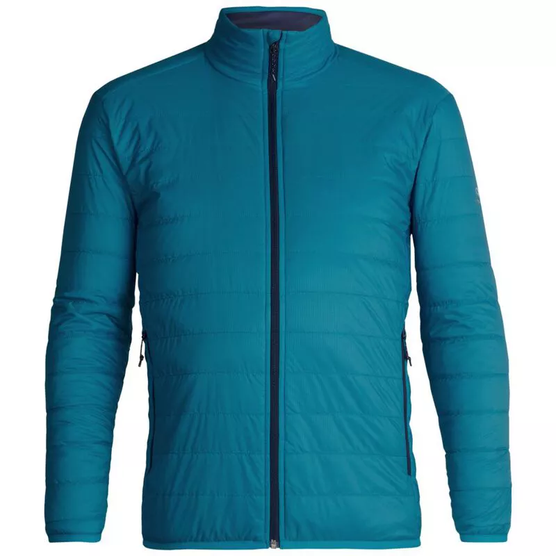 Icebreaker Mens Merino Blend Hyperia Lite Jacket Alpine Midnight Navy