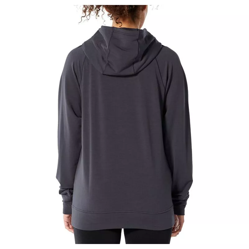 Icebreaker Womens Merino Blend MoMentum Hoodie Panther Sportpursui