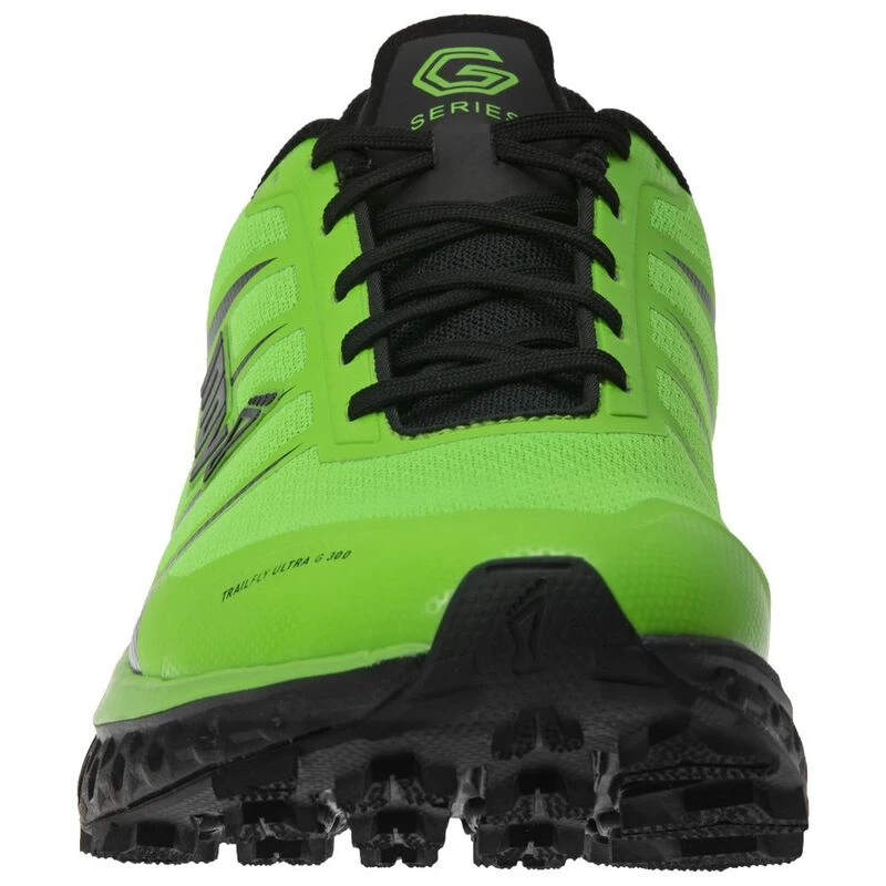 Inov-8 Mens Trailfly Ultra G 300 Max Running Shoes (Green/Black) | Spo