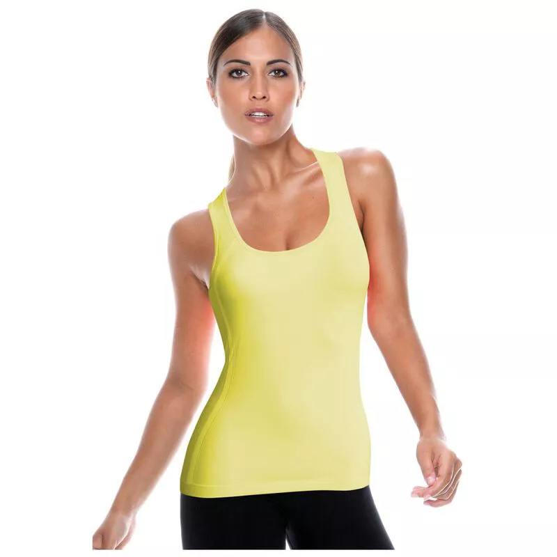Iron IC Womens Comfort 2.0 Singlet Yellow Sportpursuit