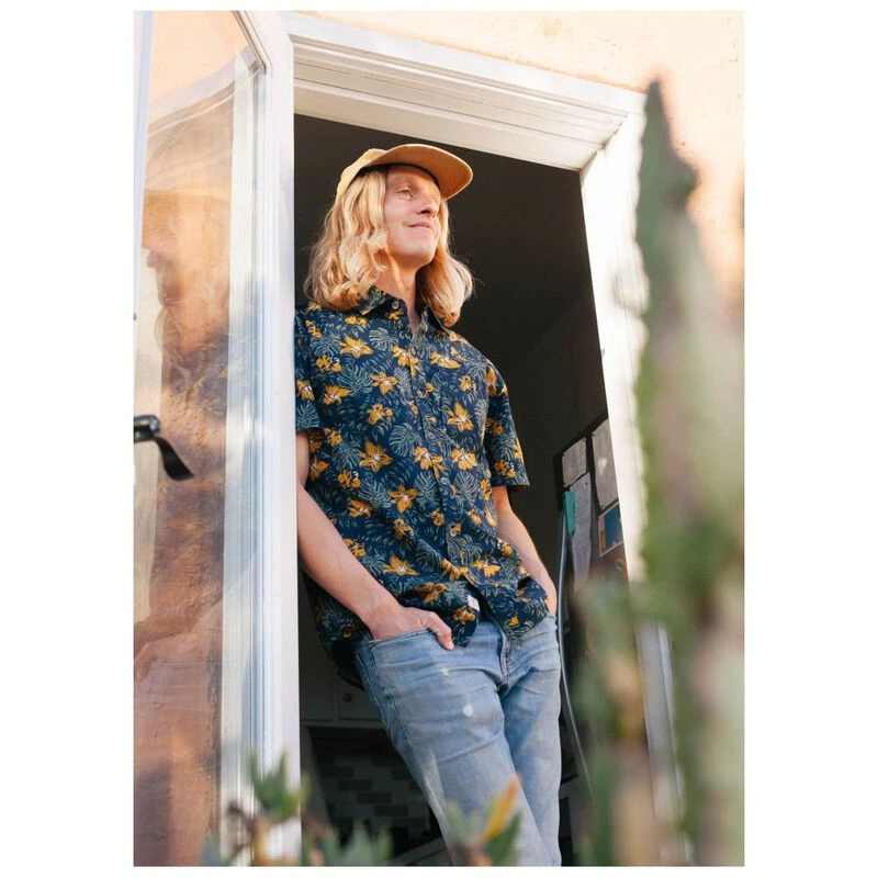 IronandResin Chemise Aloha Revival Homme Bleu Marine privatesports