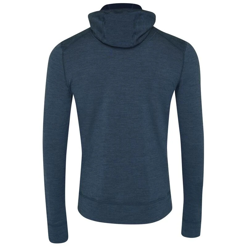 ISOBAA Mens Merino 260 Casual Hoodie Denim Sportpursuit