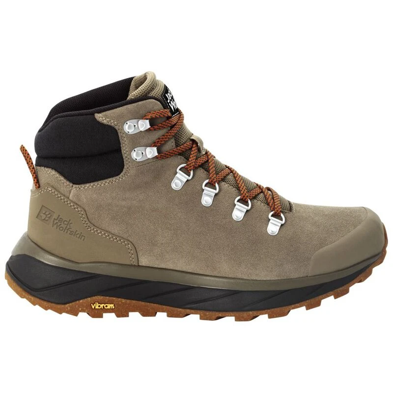 Jack Wolfskin Mens Terraventure Urban Mid Hiking Boots (Clay/Phantom)
