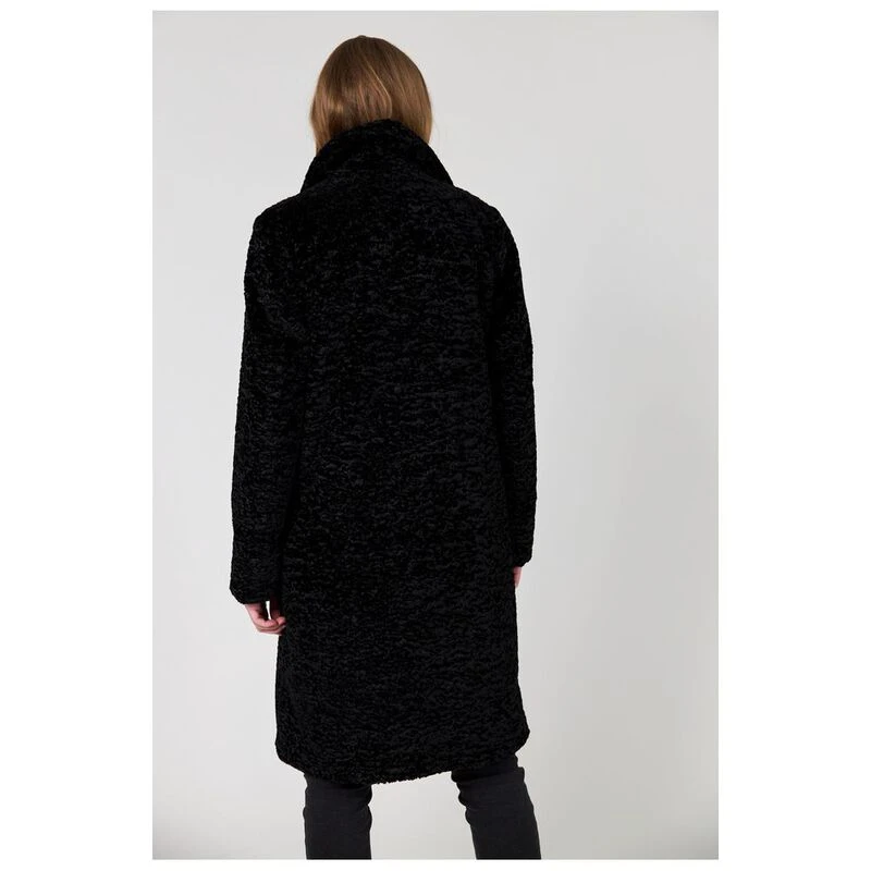 Pile coat black deals