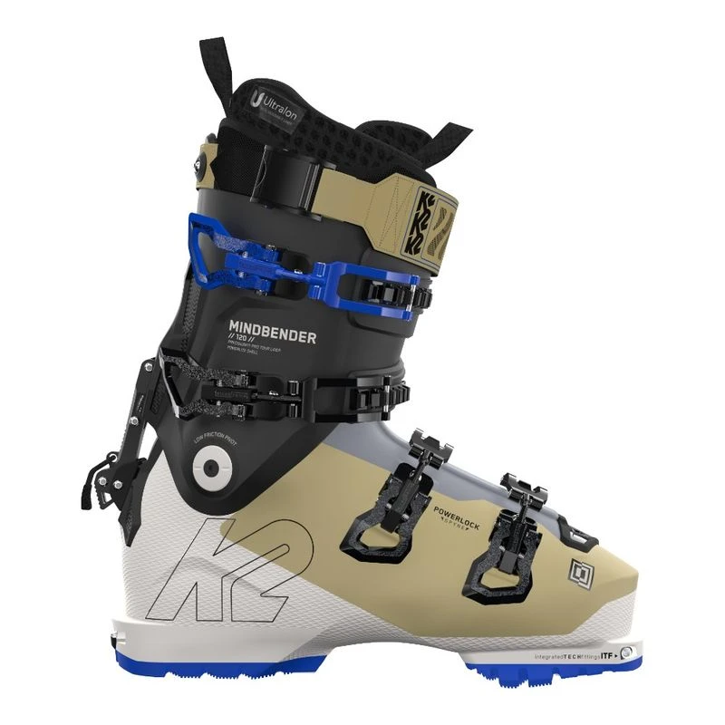 K2 Mens Mindbender 120 Mv Ski Boots Cream Black White Sportpursuit