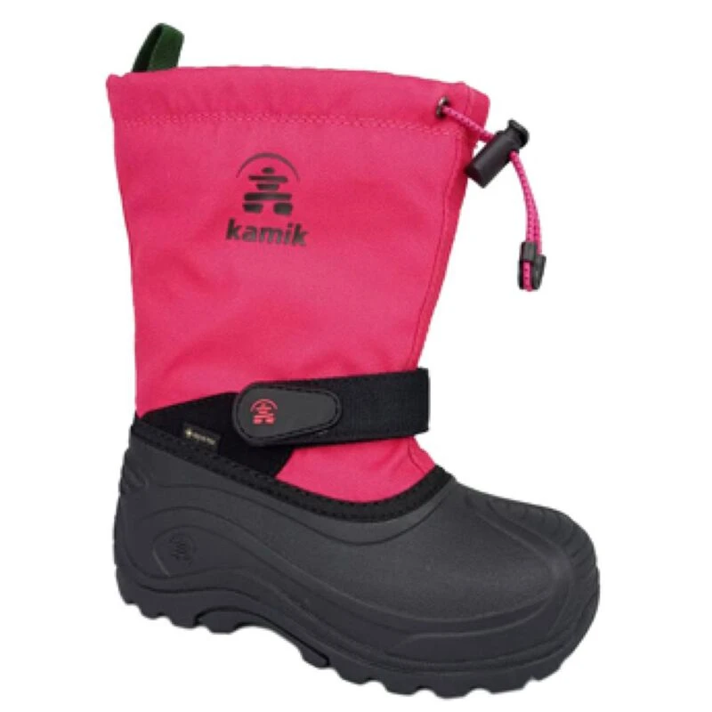Kamik Girls Snow Rise G Snow Boots Raspberry Sportpursuit