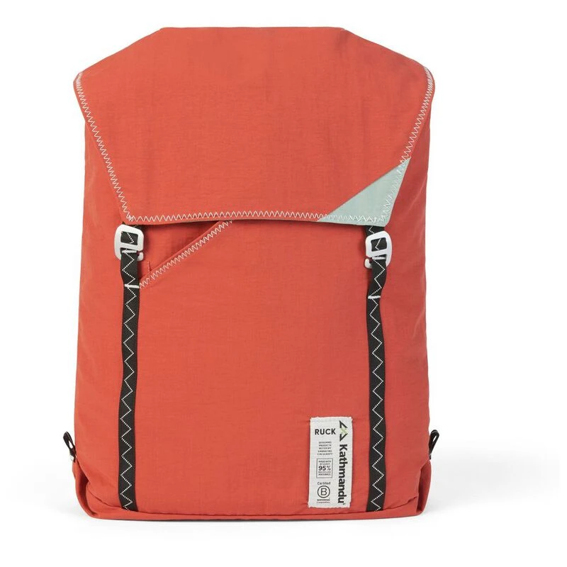 Kathmandu RuckSack 18L Daysack (Red Earth/Gum Tree) Sportpursuit.co
