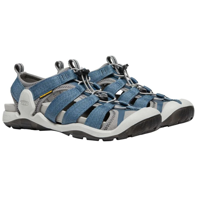 Keen Mens Clearwater II CNX Sandals Midnight Navy Real Teal Sportp