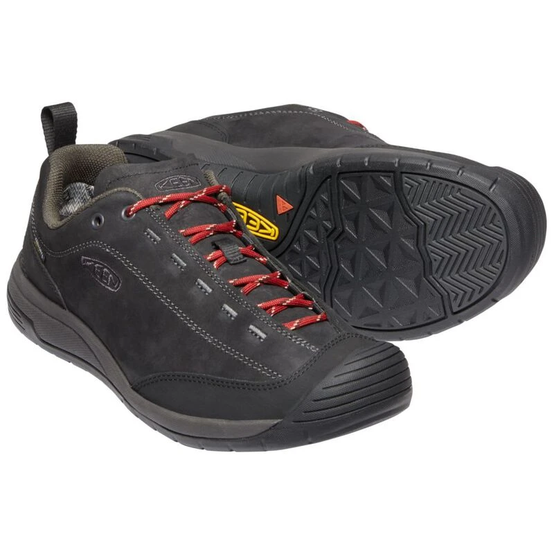Keen Mens Jasper II WP Waterproof Casual Shoes (Black/Raven) | Sportpu