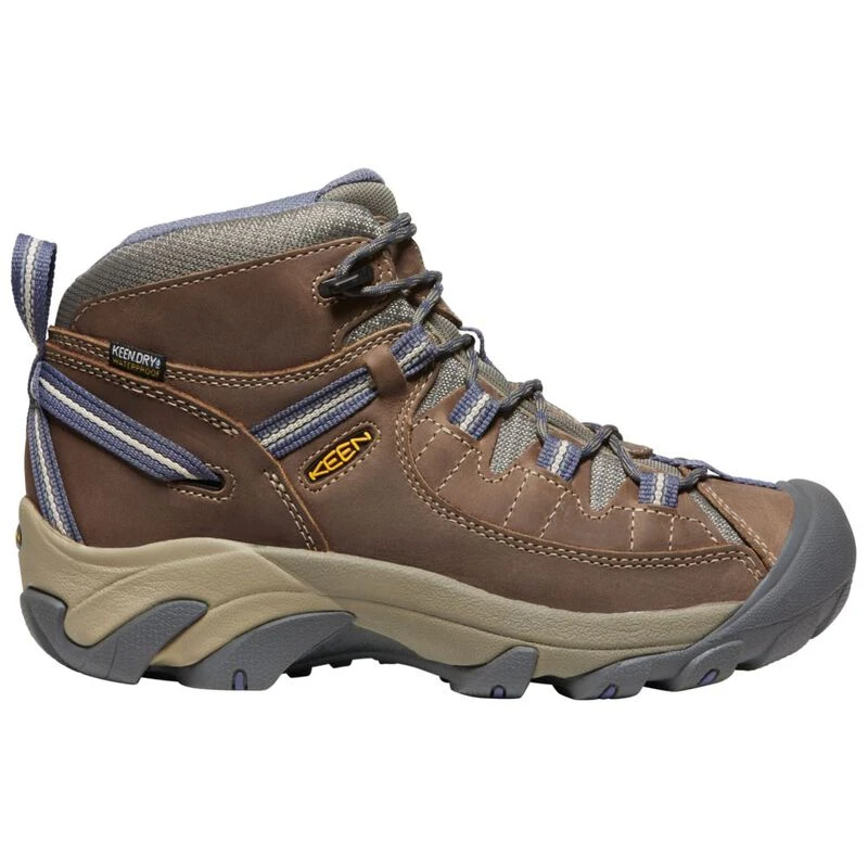 Keen Womens Targhee II Mid WP Waterproof Hiking Boots Goat Crown Blue